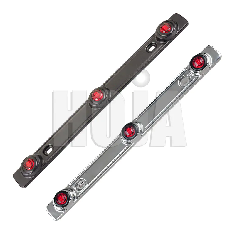 LED Identification Light Bar, Stainless Steel Base