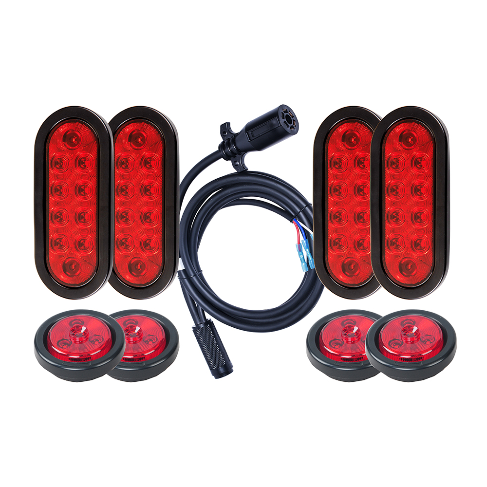 Wire Harness Assembly Kit With LED Lights for Trailer & Truck Beds