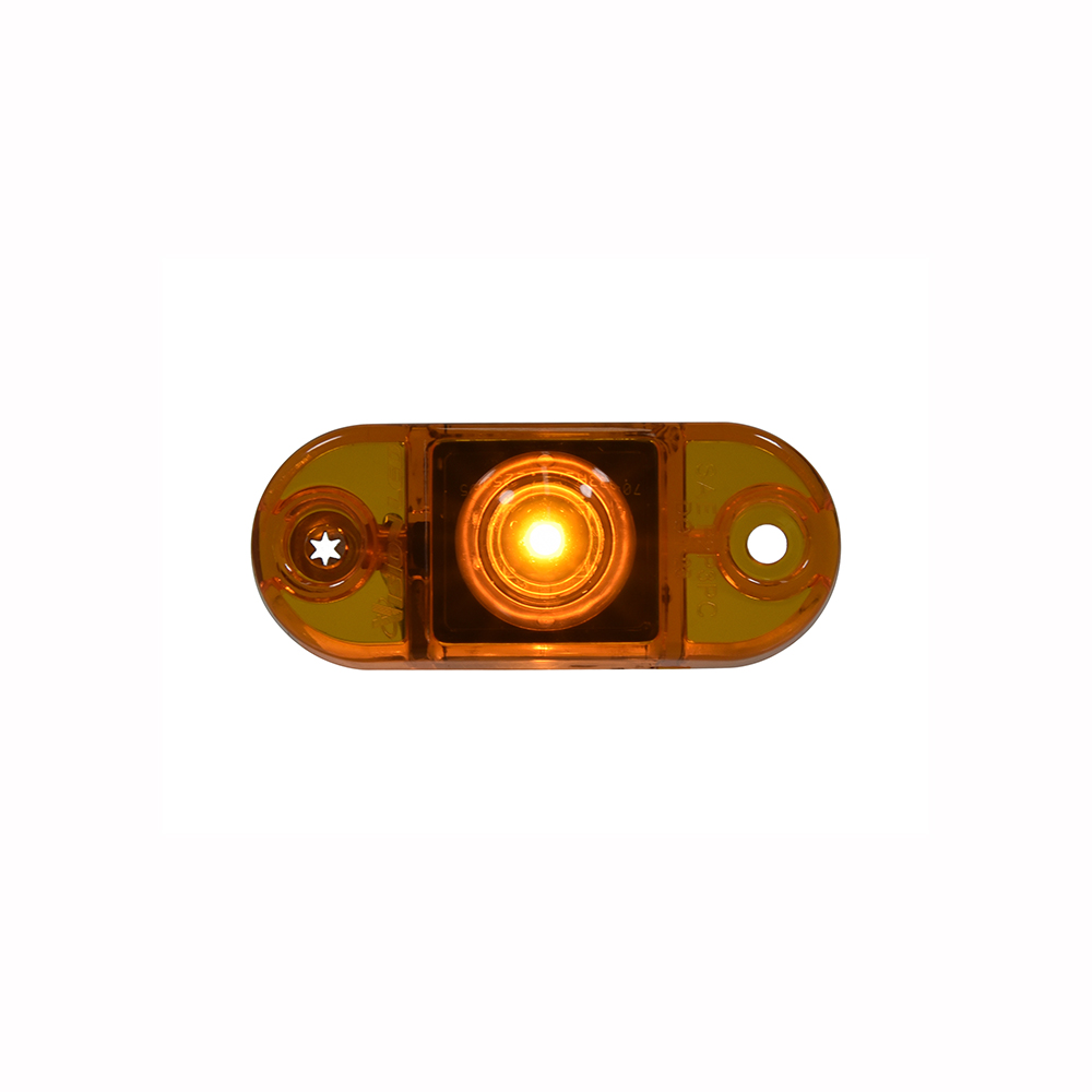 2.6&rdquo;x1.1&rdquo; (65x27mm) Single LED Marker & Clearance Light