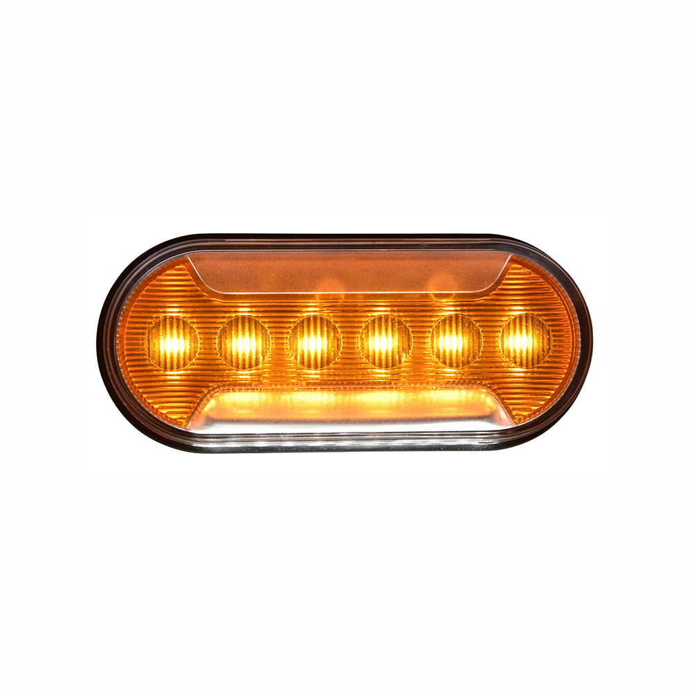 4.5&rdquo;x2&rdquo; Oval LED Marker and Clearance with Ground Light